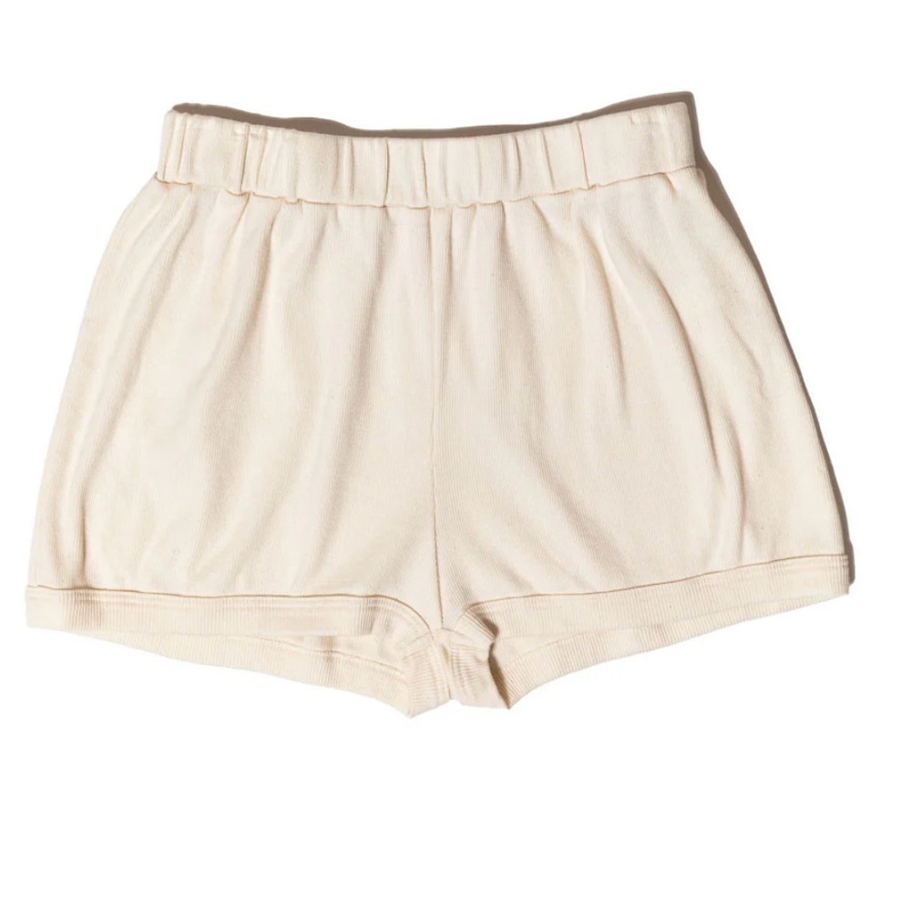 White Lounge Shorts made of Organic Cotton